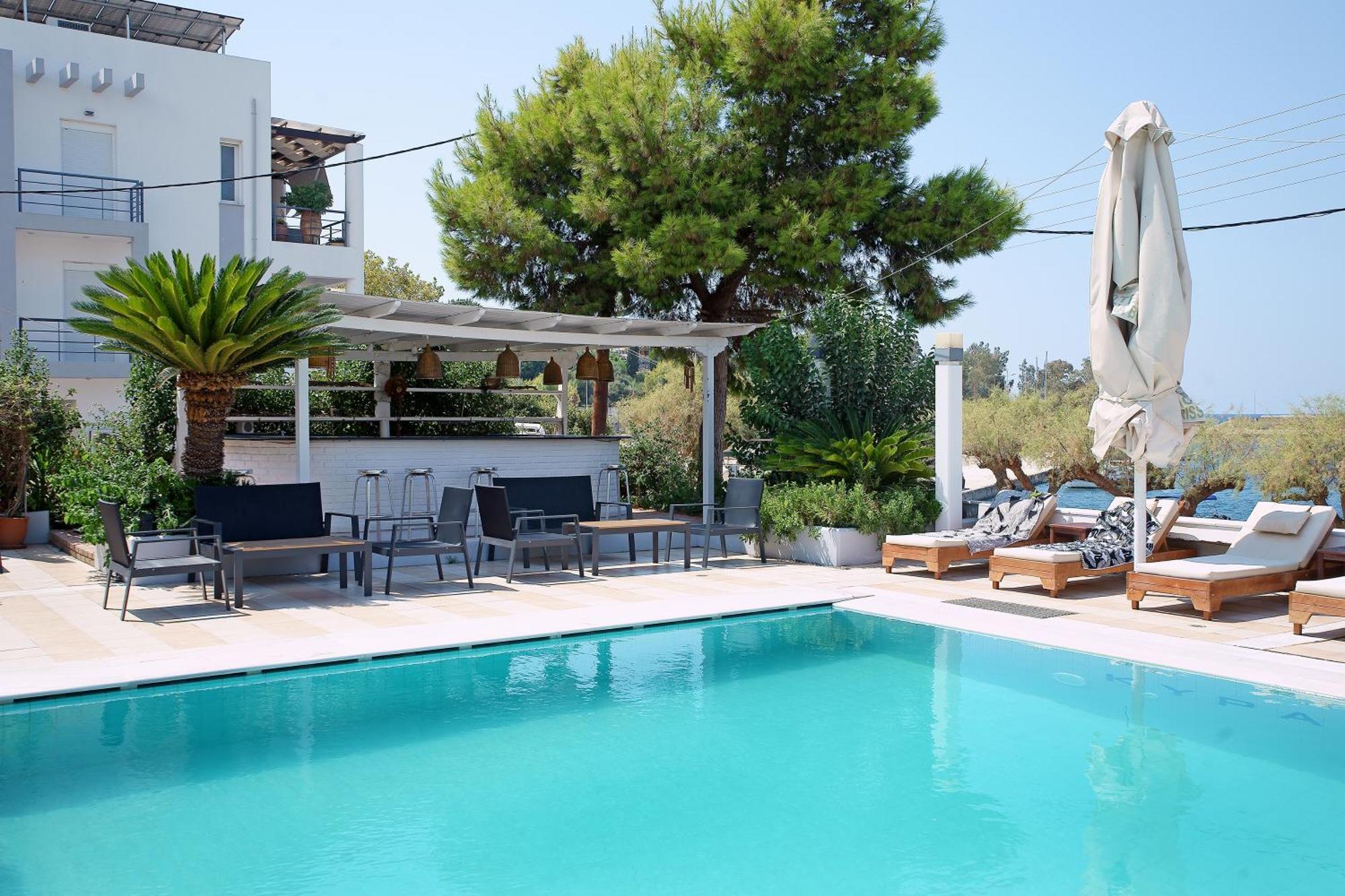 Kyparissia Beach Hotel Bagian luar foto