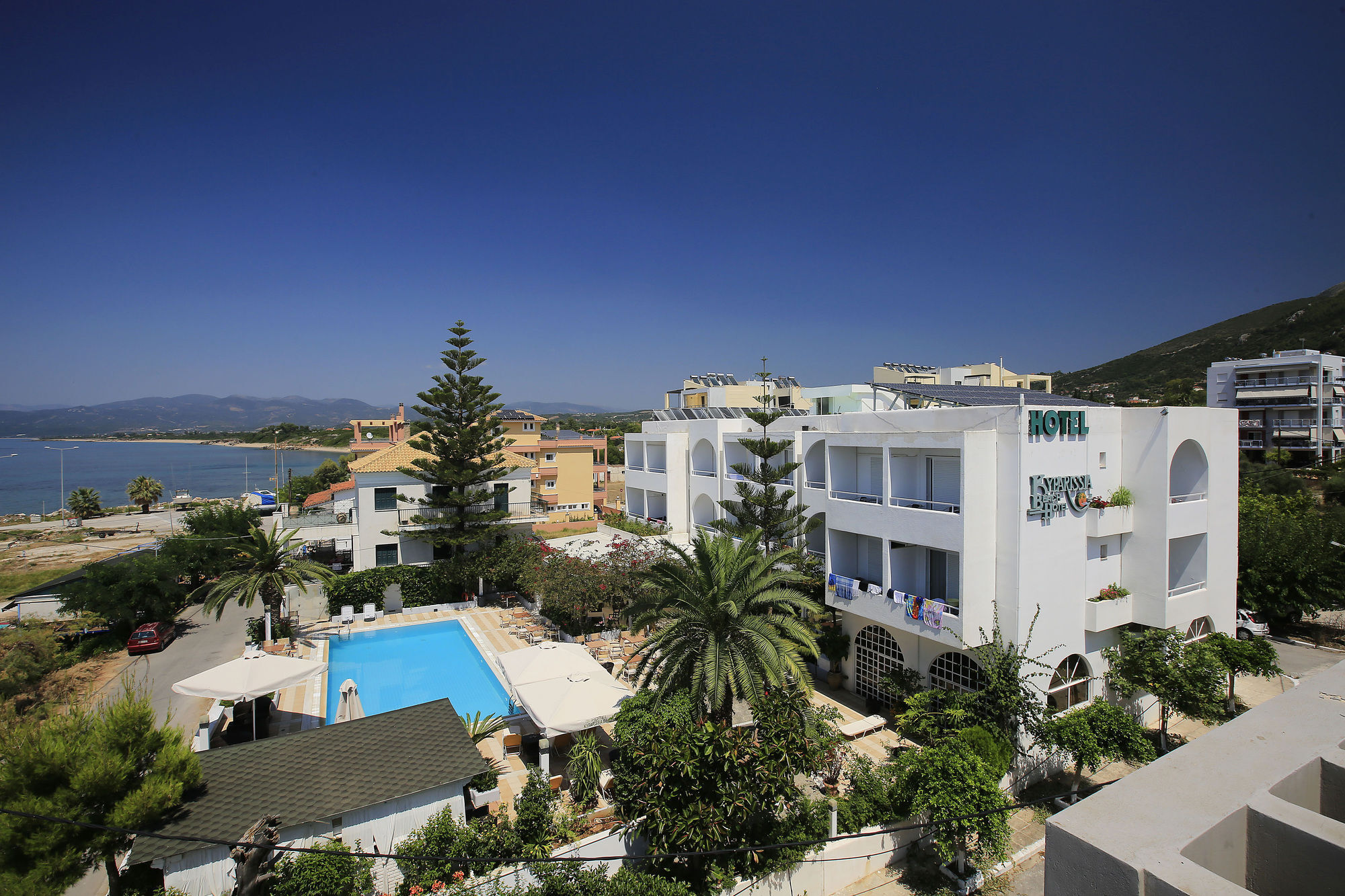 Kyparissia Beach Hotel Bagian luar foto